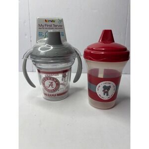Alabama Crimson Tide Sippy Cup Set Tervis 6oz My First Tervis Big Al Roll Tide